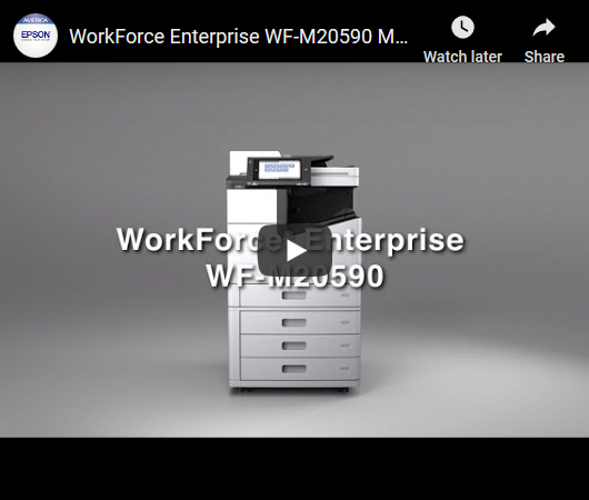 100 Ppm Epson Workforce Enterprise Wf M20590 Monochrome Inkjet Printer Take The Tour 2546